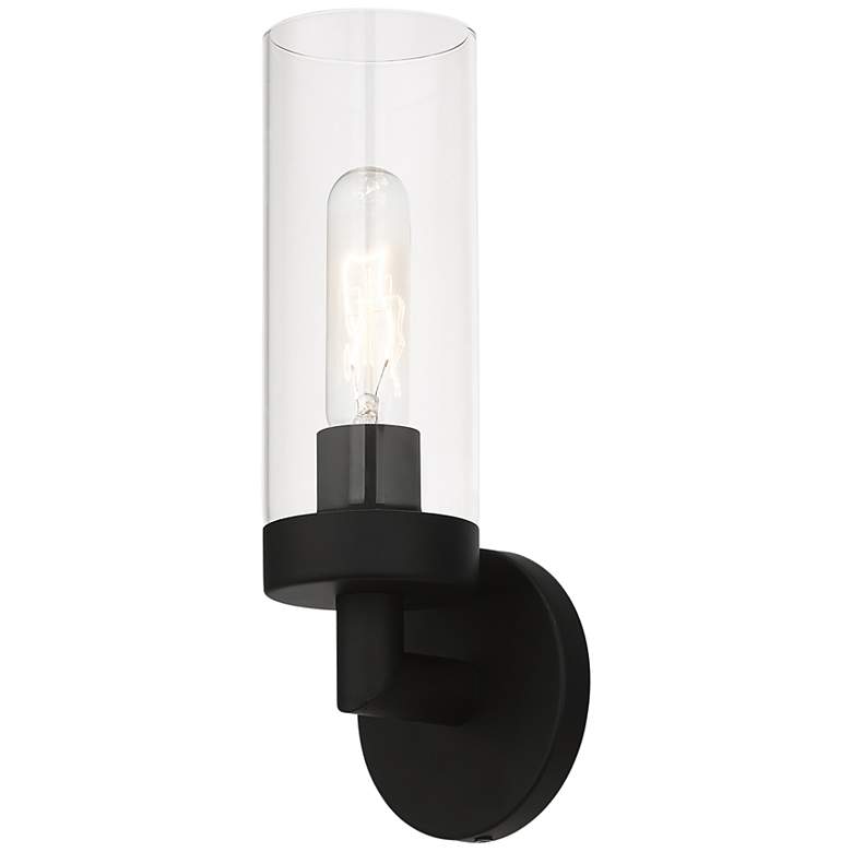 Image 5 Ludlow 11 3/4" High Black ADA Wall Sconce more views