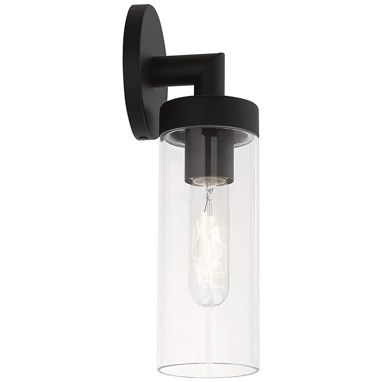 Image 7 Ludlow 11 3/4" High Black ADA Wall Sconce more views