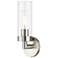 Ludlow 11 3/4" High Brushed Nickel ADA Wall Sconce