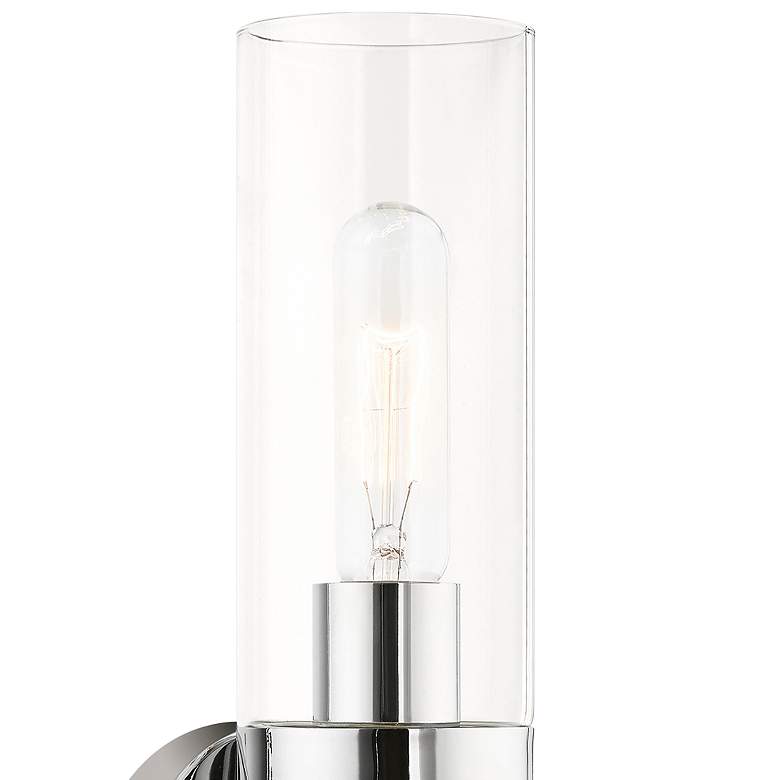 Image 4 Ludlow 11 3/4" High Polished Chrome Wall Sconce more views