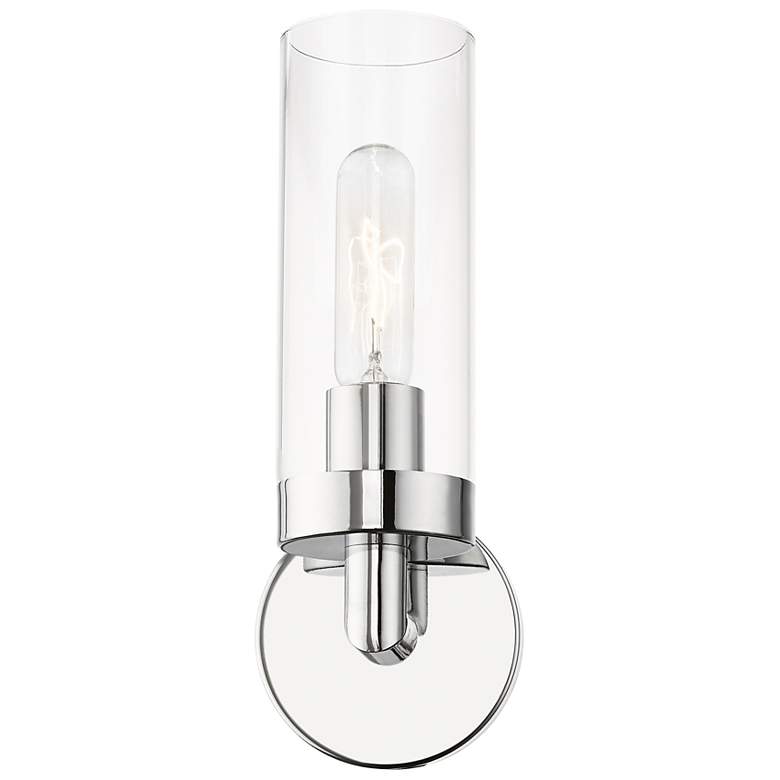 Image 5 Ludlow 11 3/4" High Polished Chrome Wall Sconce more views