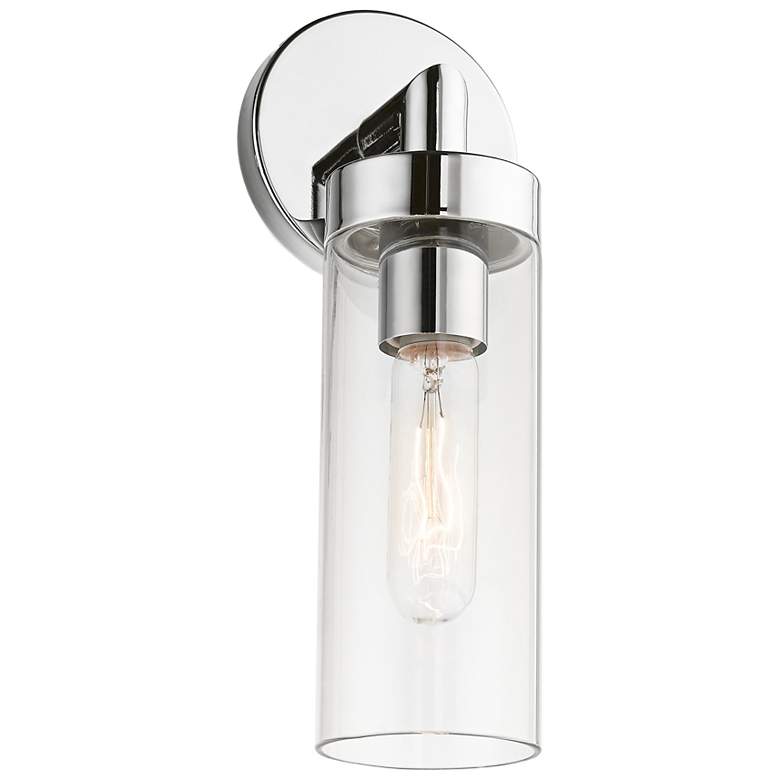 Image 6 Ludlow 11 3/4" High Polished Chrome Wall Sconce more views