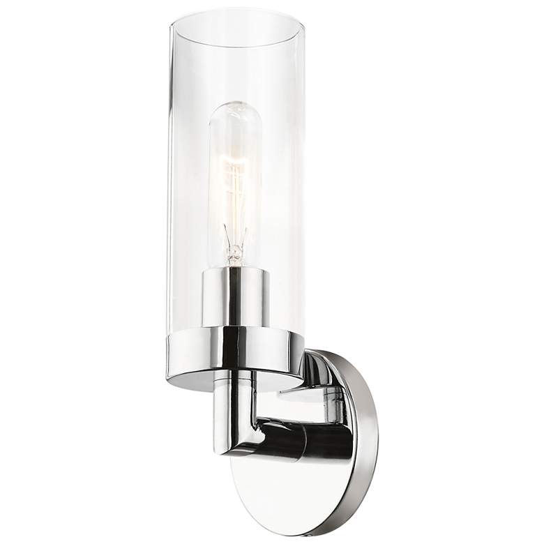 Image 7 Ludlow 11 3/4" High Polished Chrome Wall Sconce more views
