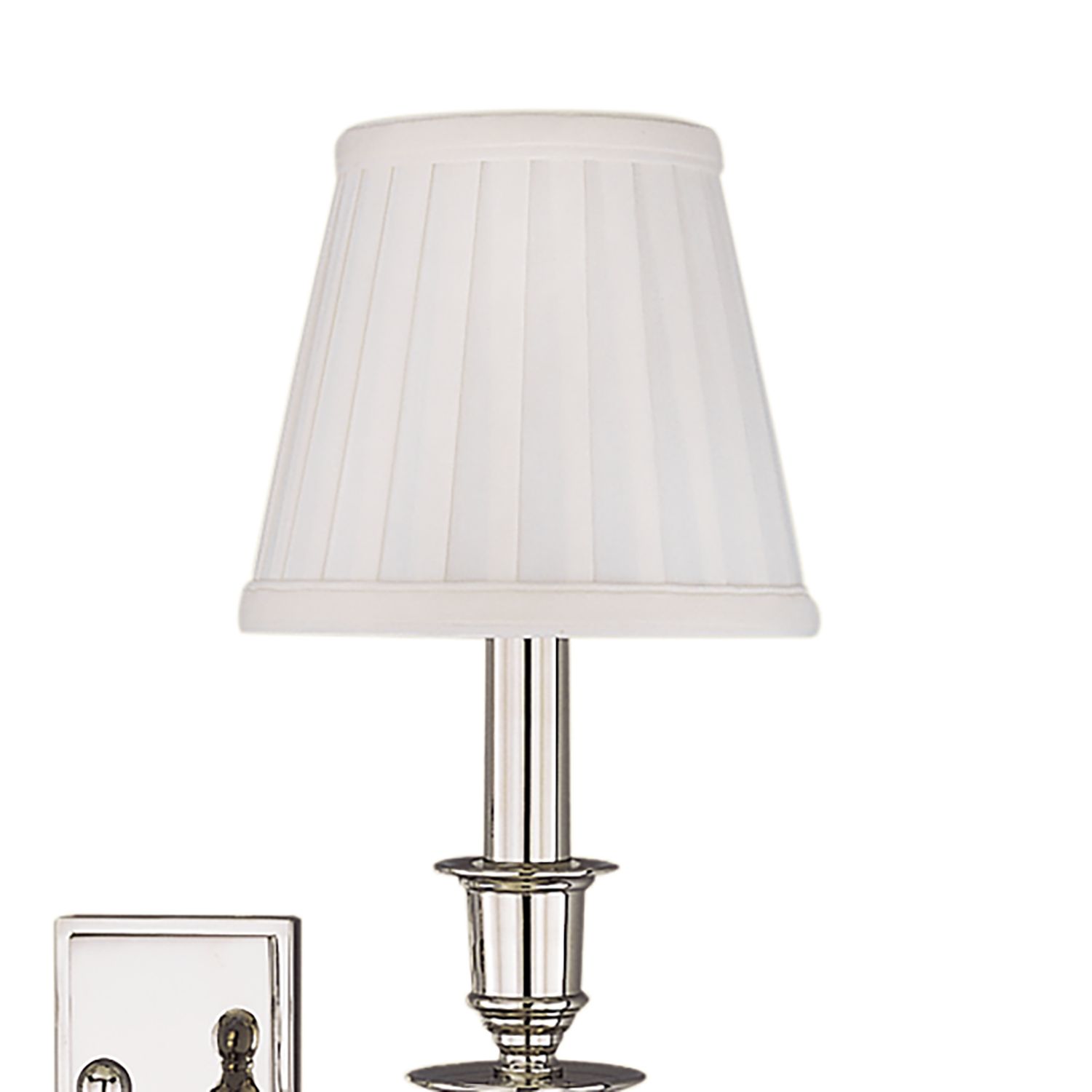 Image 2 Ludlow 13" High Polished Nickel 2-Light Wall Sconce more views
