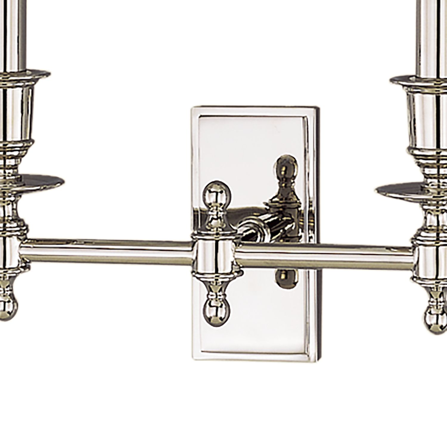 Image 3 Ludlow 13" High Polished Nickel 2-Light Wall Sconce more views