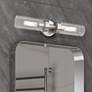 1_Ludlow 19 1/4" High Brushed Nickel 2-Light Wall Sconce