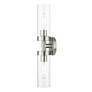 6_Ludlow 19 1/4" High Brushed Nickel 2-Light Wall Sconce more views