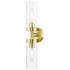 Ludlow 19 1/4" High Satin Brass 2-Light Wall Sconce