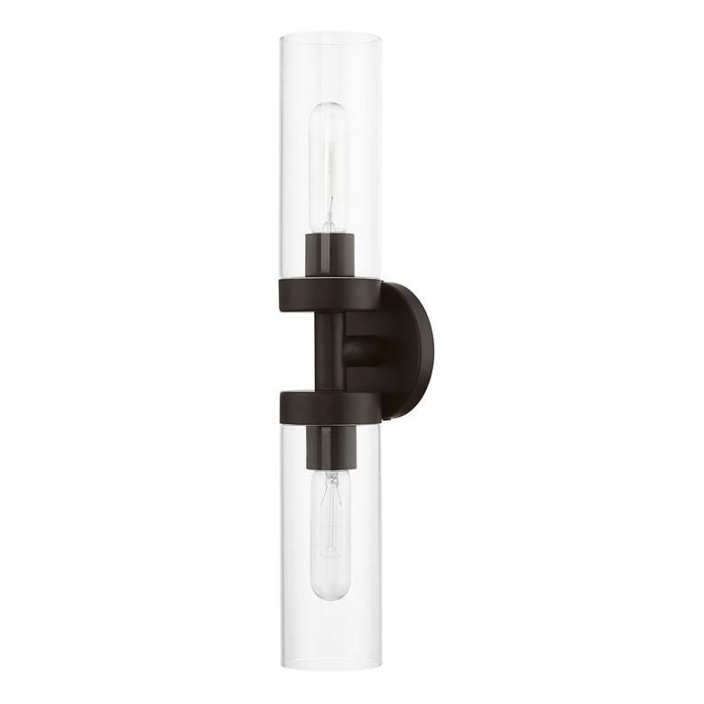 Image 3 Ludlow 2 Light Bronze ADA Vanity Sconce more views