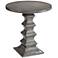 Ludlow 28" High Gray Slate Accent Table