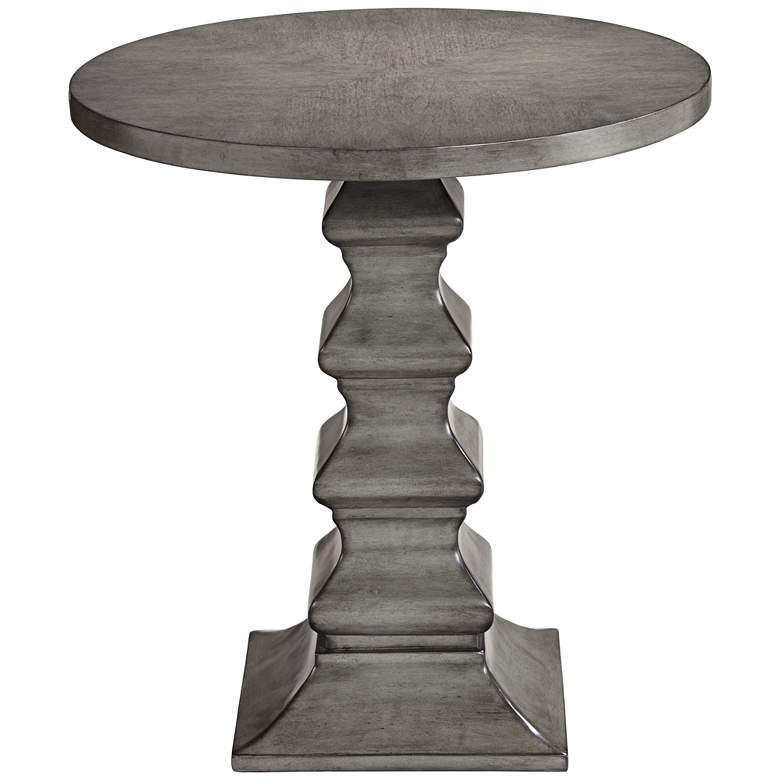 Image 7 Ludlow 28" High Gray Slate Accent Table more views