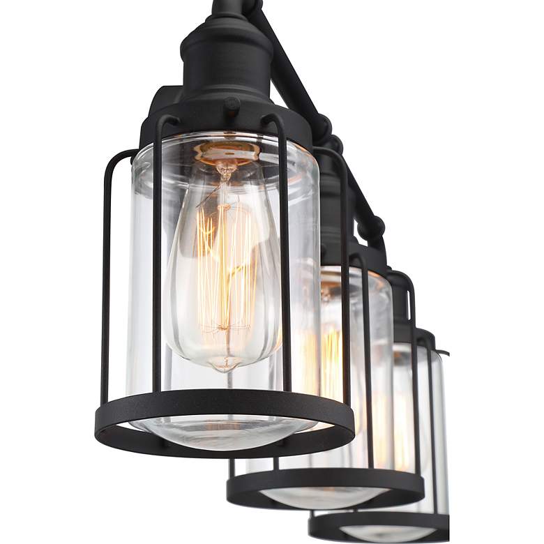 Image 6 Ludlow 3-Light Earth Black Vanity Light more views