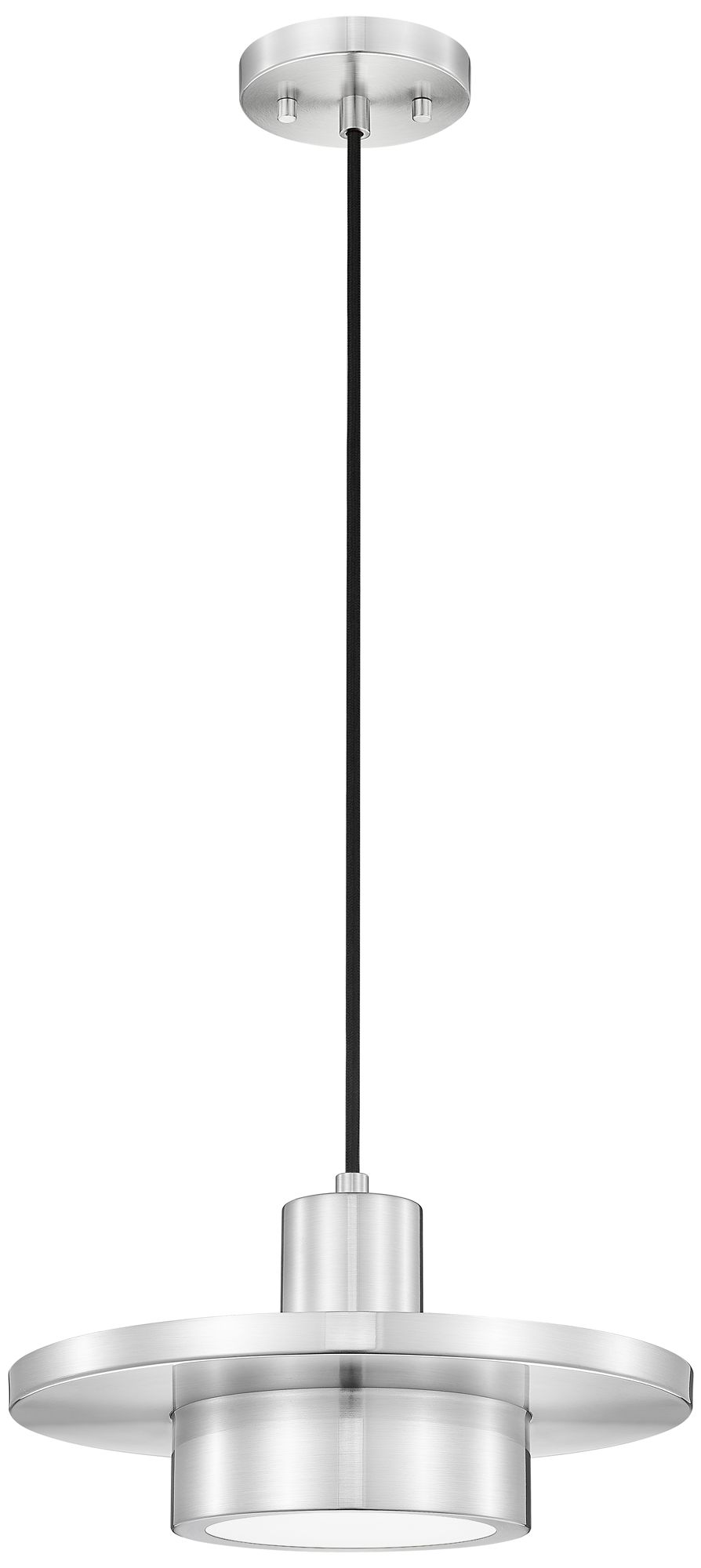 Image 7 Ludo by Z-Lite 12 inch Brushed Nickel 1 Light Pendant more views