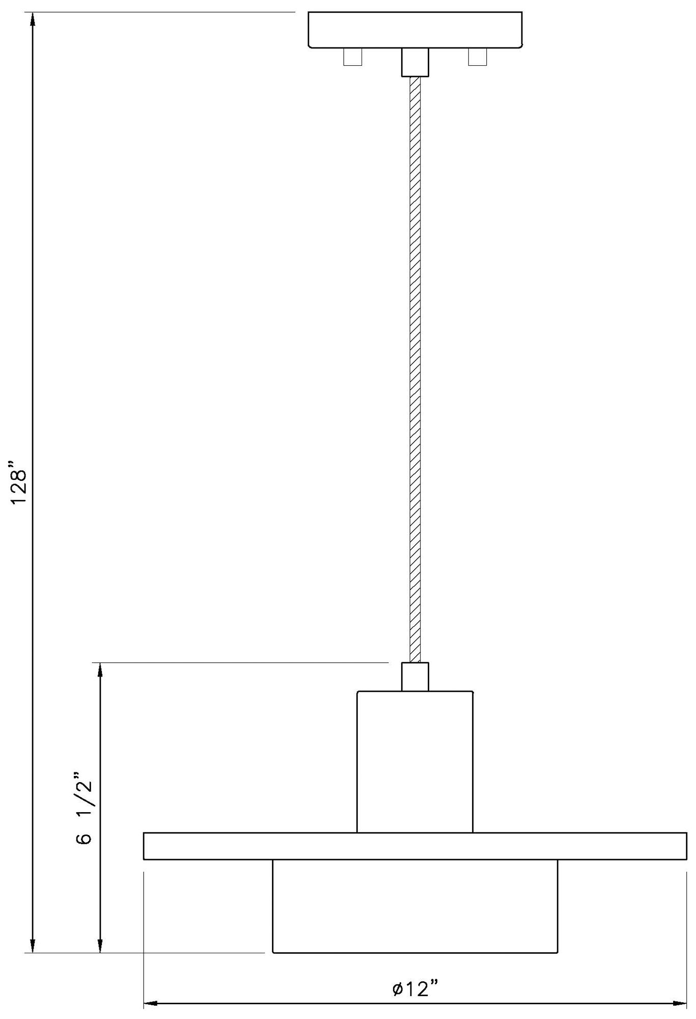 Ludo by Z-Lite 12 inch Matte Black + Modern Gold 1 Light Pendant