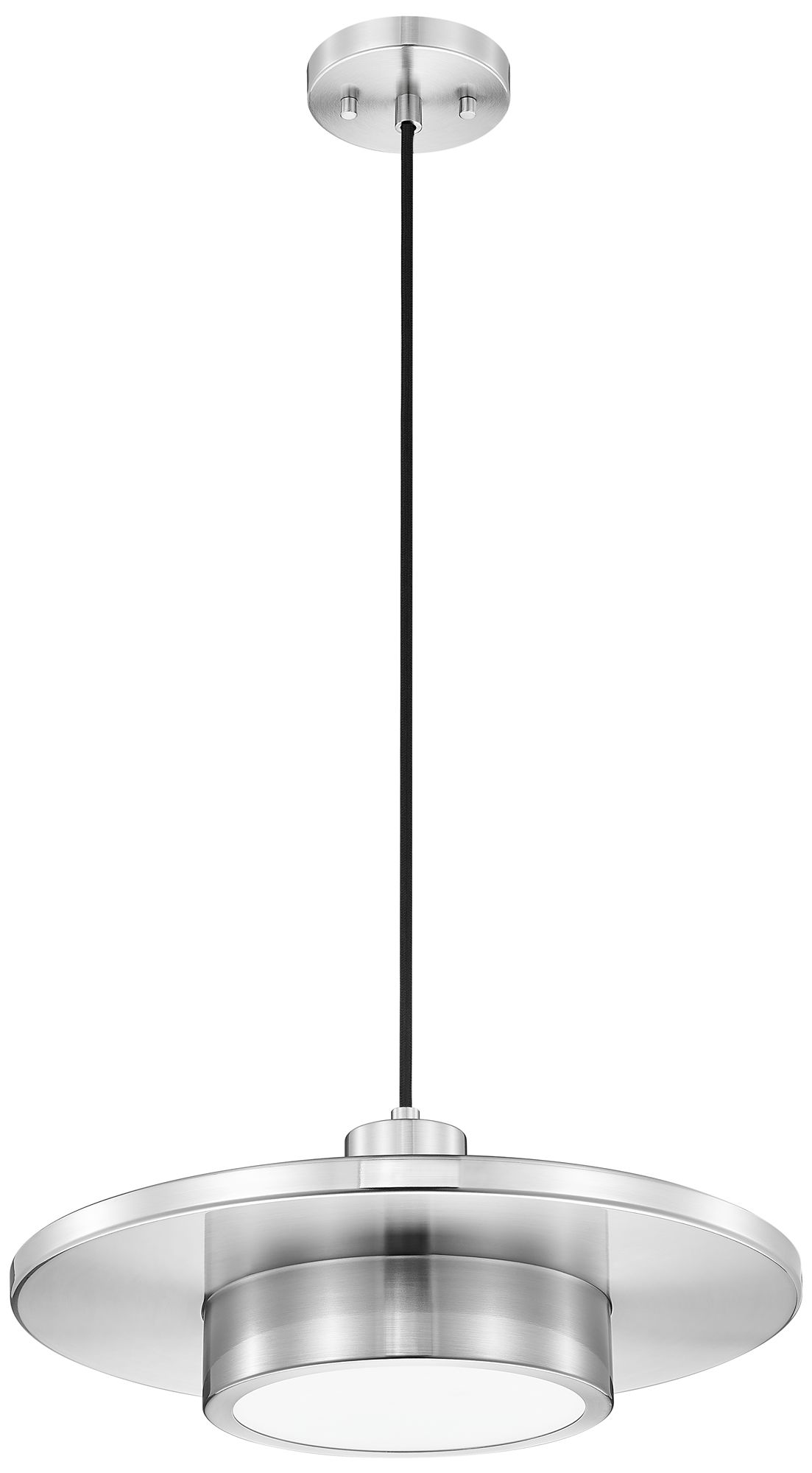 Image 5 Ludo by Z-Lite 16 inch Brushed Nickel 1 Light Pendant more views