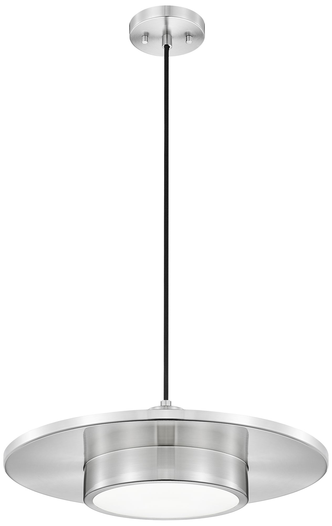Image 5 Ludo by Z-Lite 20 inch Brushed Nickel 1 Light Pendant more views