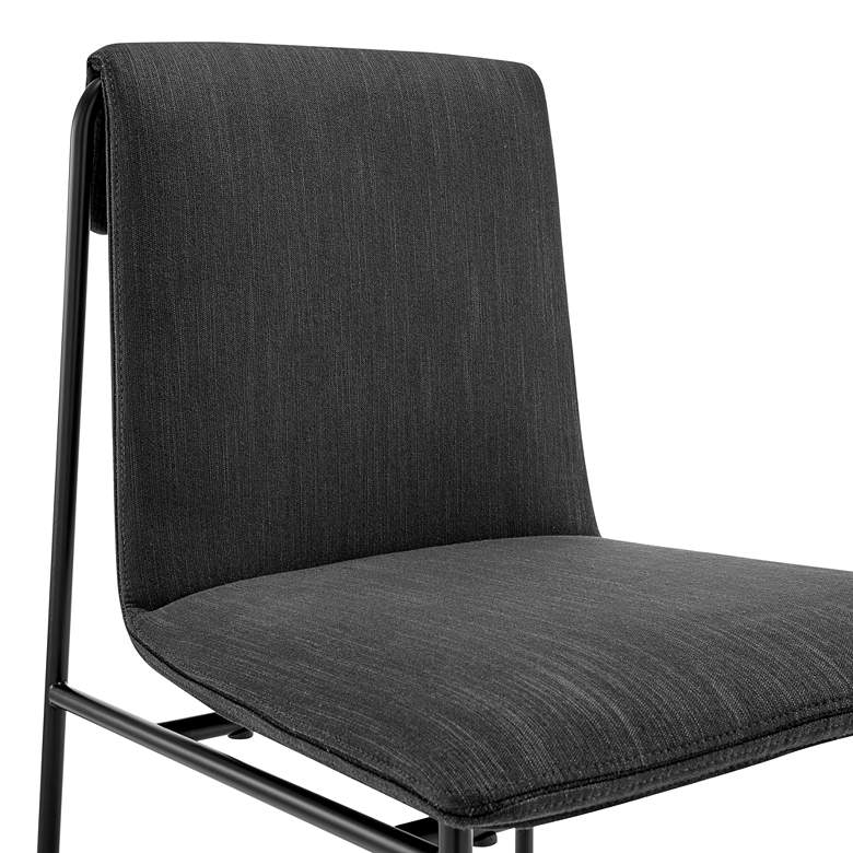 Image 2 Ludvig Anthracite Fabric Side Chairs Set of 2 more views
