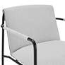 Ludvig Light Gray Fabric Lounge Chair