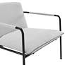 Ludvig Light Gray Fabric Lounge Chair