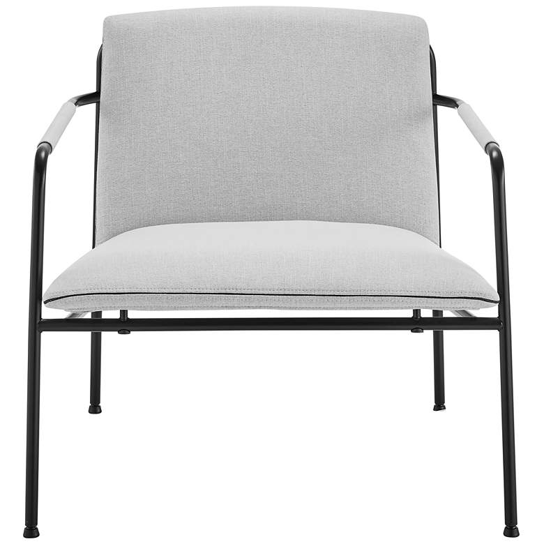 Image 5 Ludvig Light Gray Fabric Lounge Chair more views