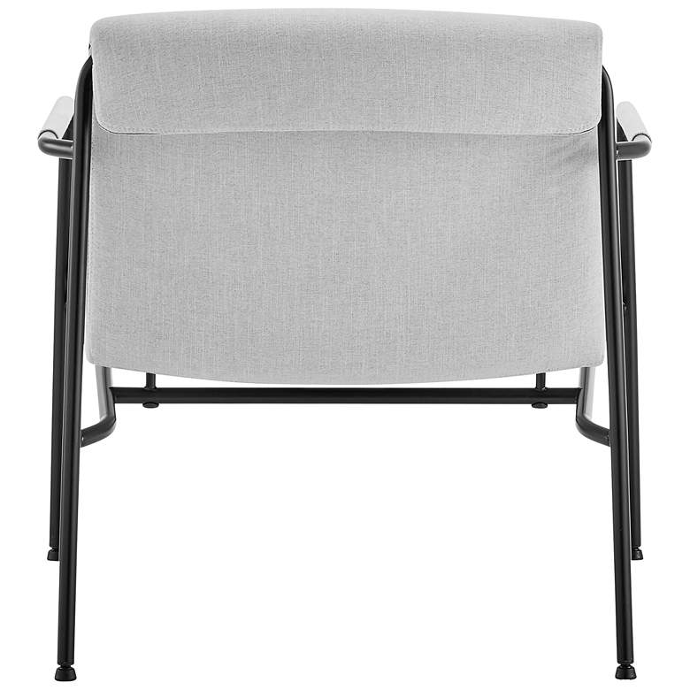 Image 7 Ludvig Light Gray Fabric Lounge Chair more views