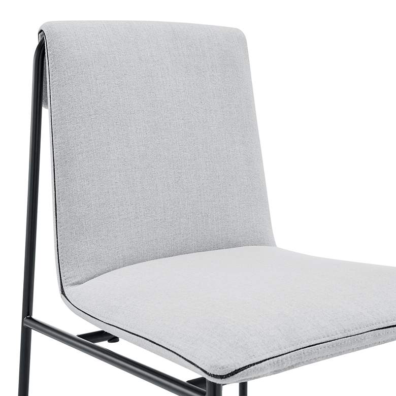 Image 2 Ludvig Light Gray Fabric Side Chairs Set of 2 more views