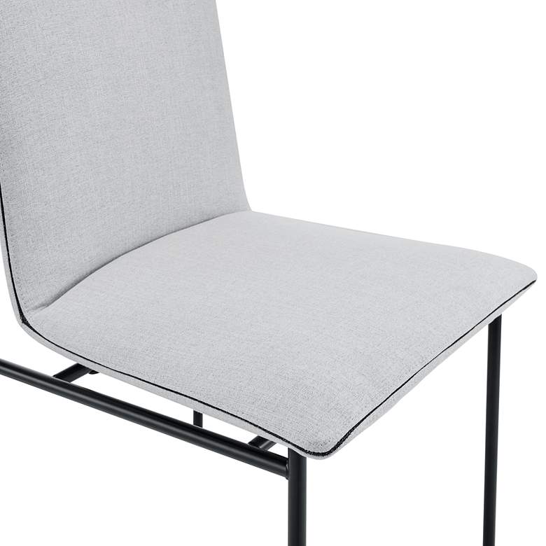 Image 3 Ludvig Light Gray Fabric Side Chairs Set of 2 more views