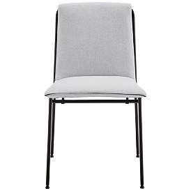 Image5 of Ludvig Light Gray Fabric Side Chairs Set of 2 more views