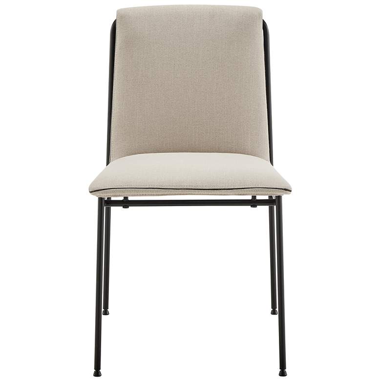 Image 5 Ludvig Tan Fabric Side Chairs Set of 2 more views