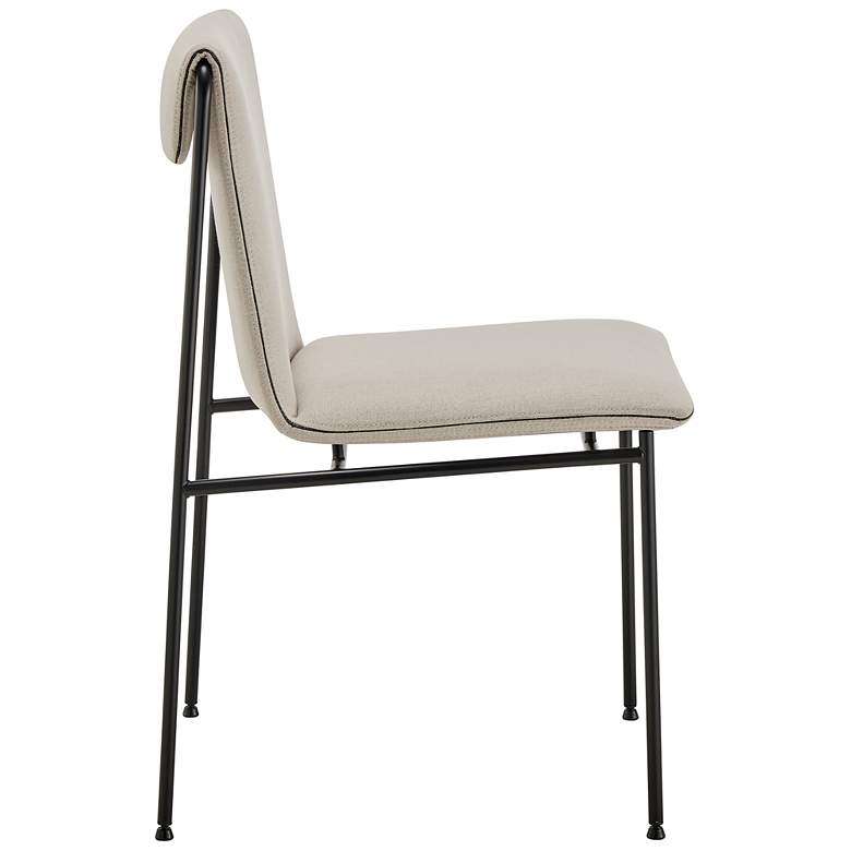 Image 6 Ludvig Tan Fabric Side Chairs Set of 2 more views