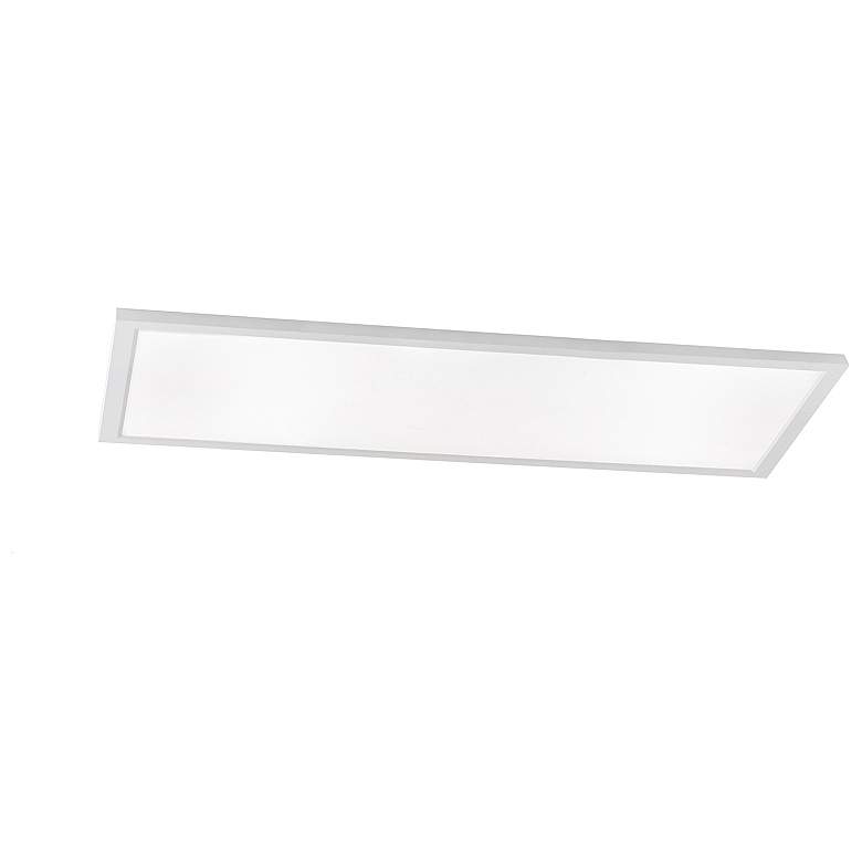 Image 1 Lugano 48" Wide White LED Linear Ceiling Light