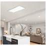 3_Lugano 48" Wide White LED Linear Ceiling Light more views