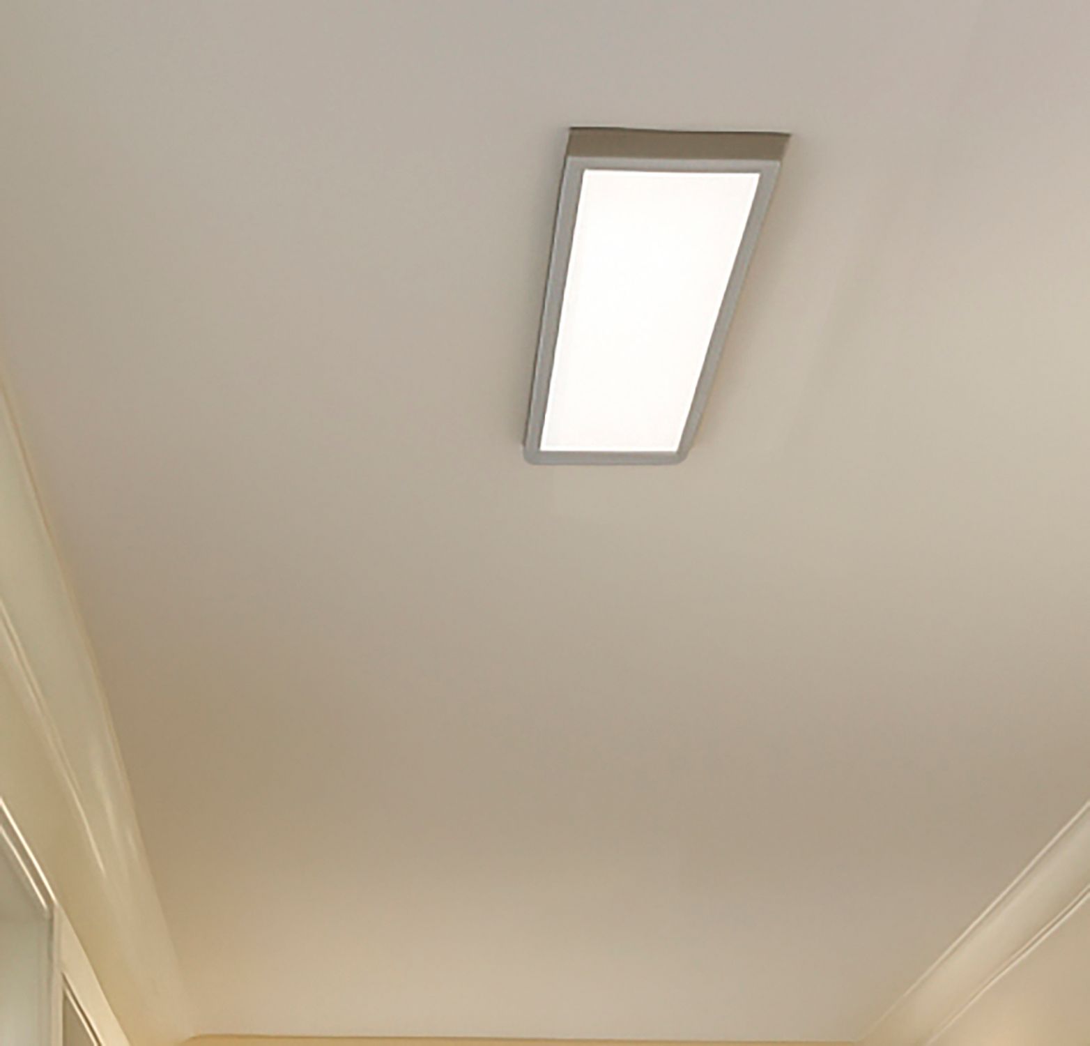 Image 3 Lugano 48"W Satin Nickel LED Linear Ceiling Light w/ Frosted Acrylic S more views