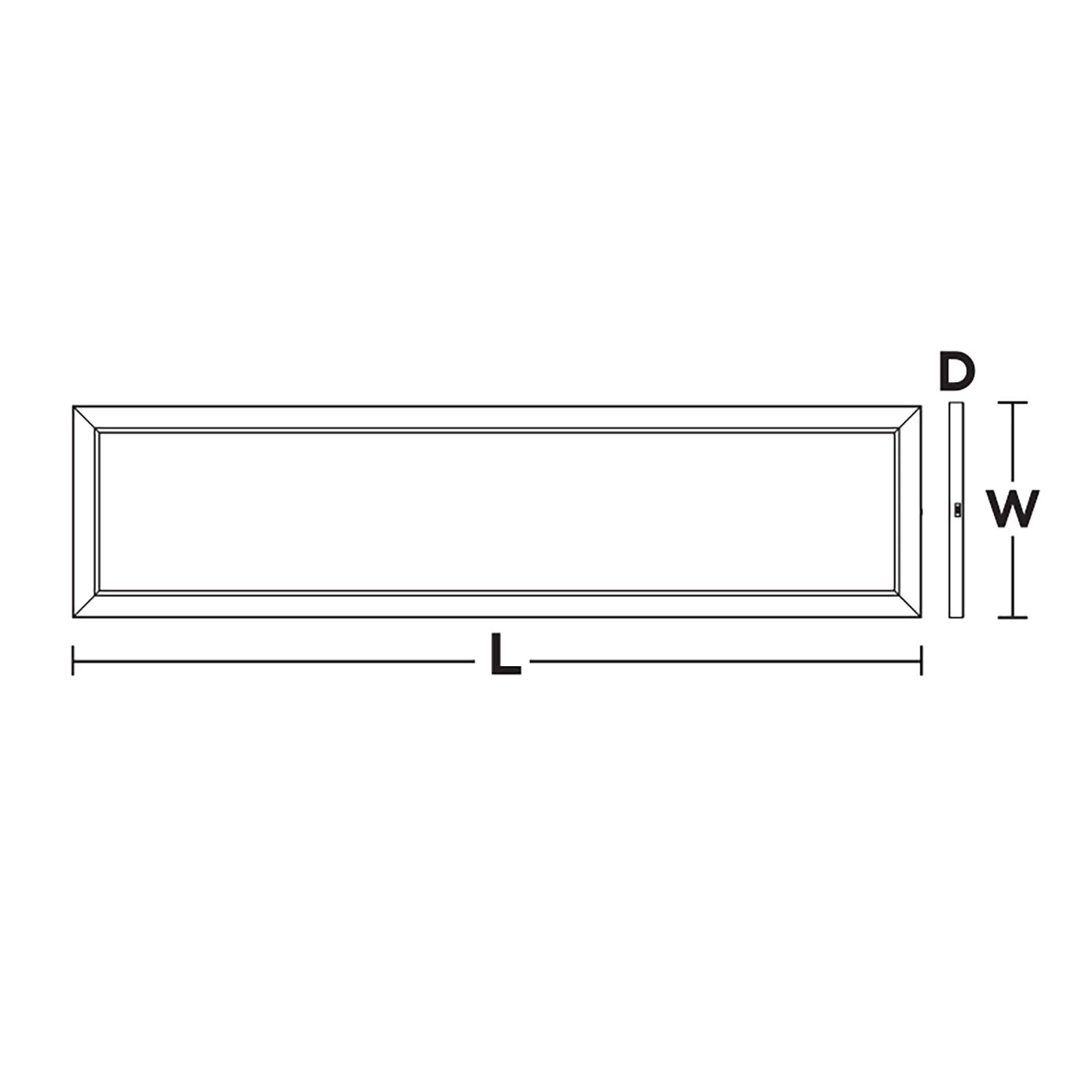 Image 4 Lugano 48"W Satin Nickel LED Linear Ceiling Light w/ Frosted Acrylic S more views