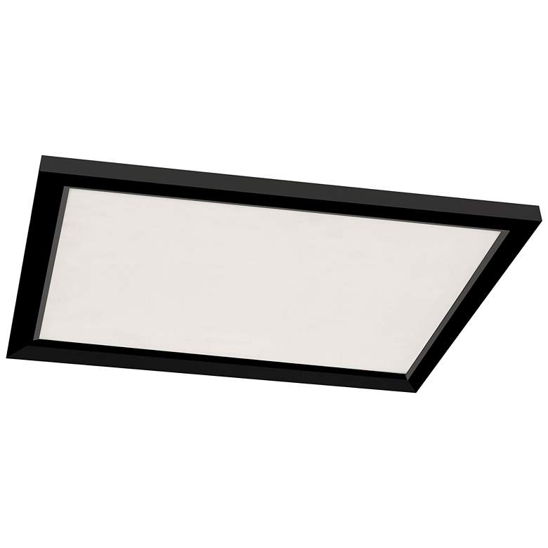 Image 1 Lugano Black Flush Mount