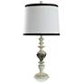 Luka Farmhouse- Table Lamp - Ivory/Brown