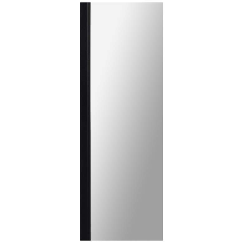 Image 3 Luka Powder-Coated Black 38" x 40" Rounded Top Wall Mirror more views