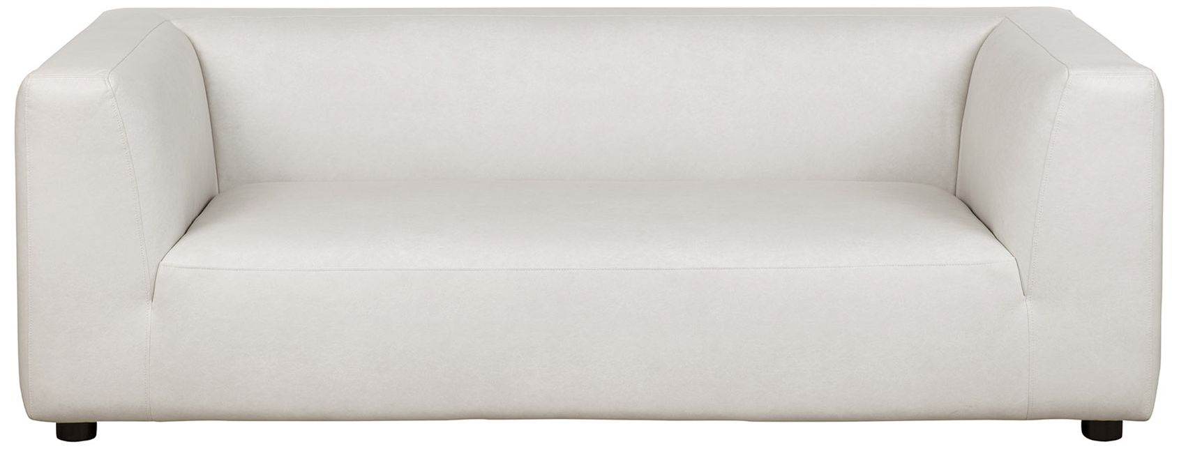 Image 6 Lukas Contemporary Modern 89" Upholstered Sofa in Cream more views