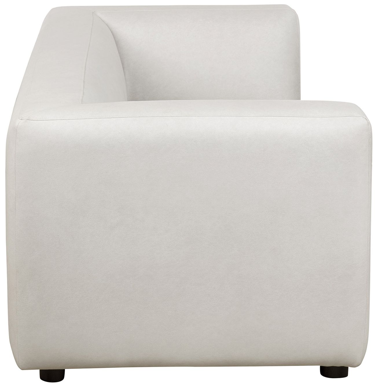 Image 7 Lukas Contemporary Modern 89" Upholstered Sofa in Cream more views