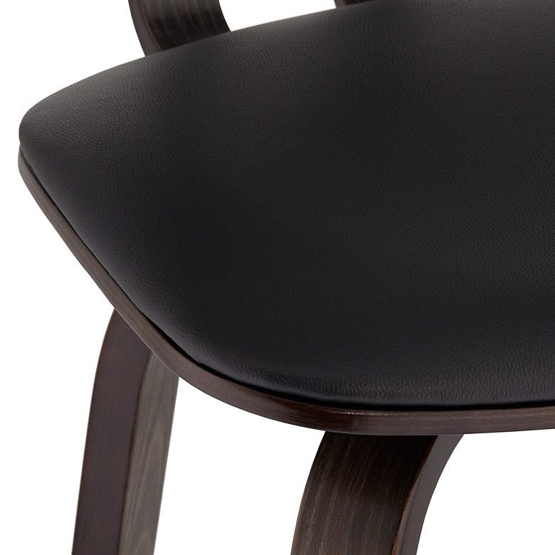 Image 5 Luke 25 3/4" Black Faux Leather Counter Stools Set of 2 more views
