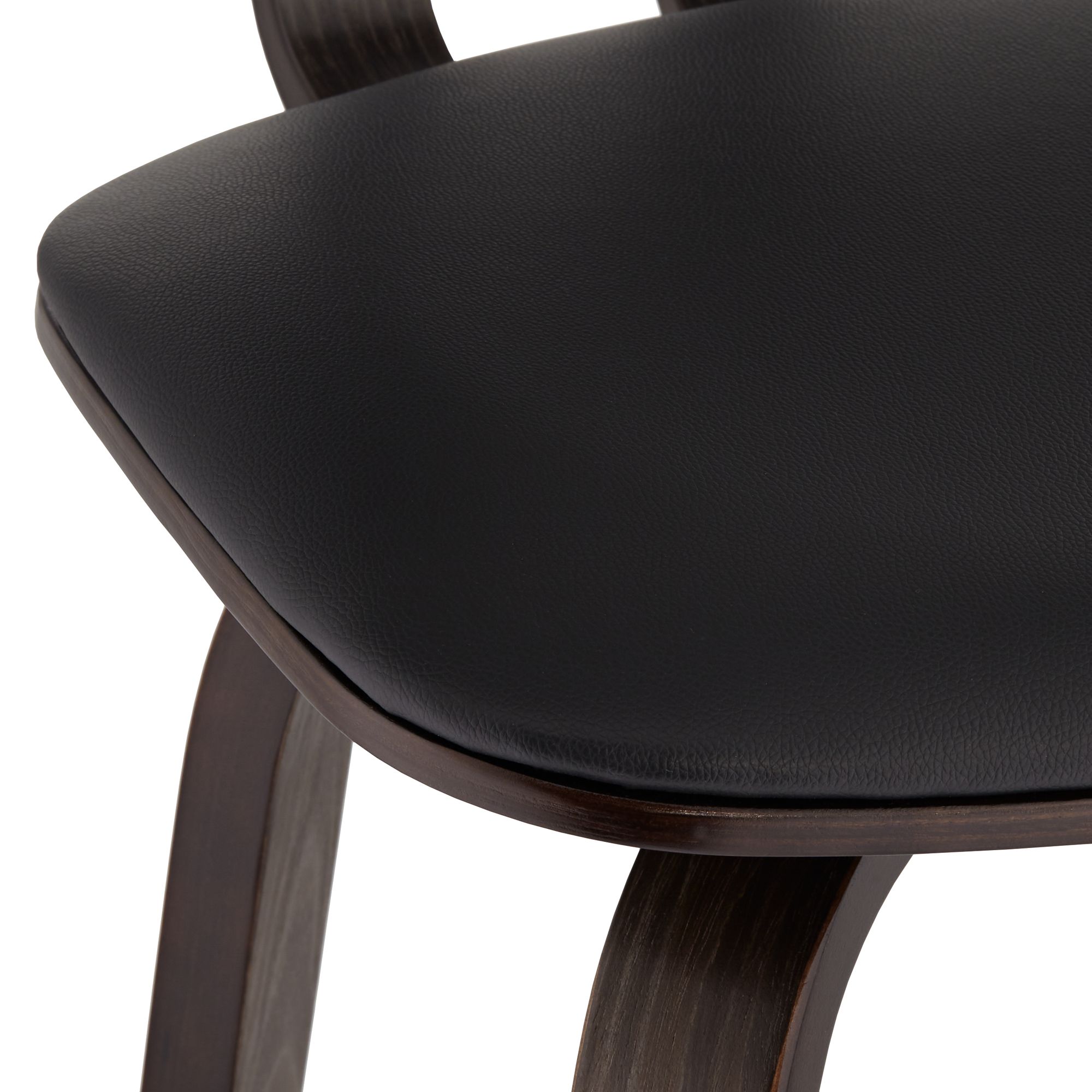 Image 5 Luke 25 3/4" Black Faux Leather Counter Stools Set of 2 more views