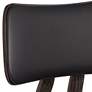 Luke 25 3/4" High Black Faux Leather Counter Stool