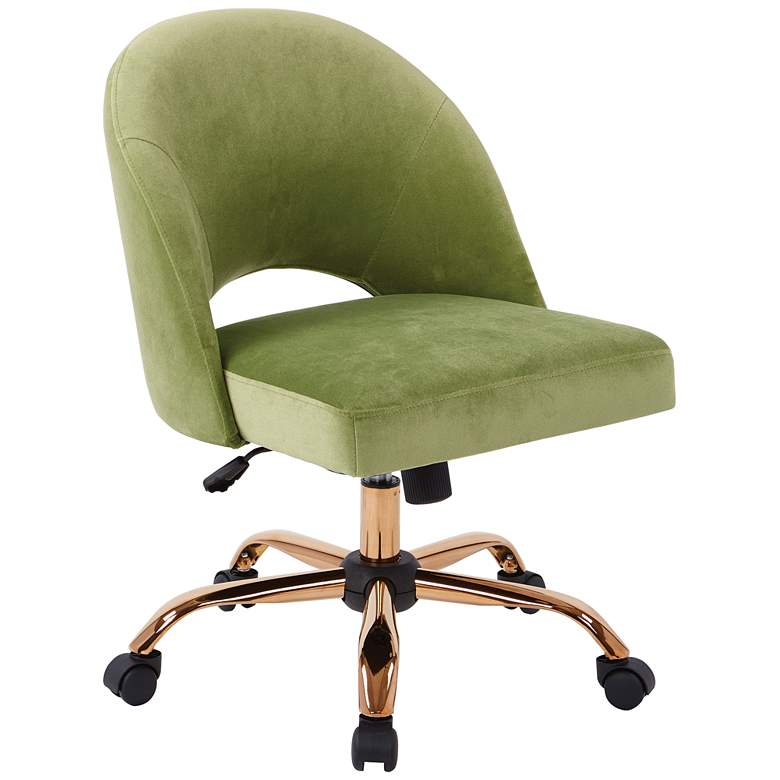 Image 2 Lula Garden Fabric Adjustable Swivel Office Chair