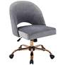 Thumbnail2 of Lula Moonlit Fabric Adjustable Swivel Office Chair