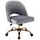 Lula Moonlit Fabric Adjustable Swivel Office Chair