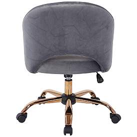 Image5 of Lula Moonlit Fabric Adjustable Swivel Office Chair more views
