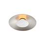 4_Luma 11 3/4" Wide Sand Nickel LED Ceiling Light more views