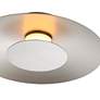 6_Luma 11 3/4" Wide Sand Nickel LED Ceiling Light more views