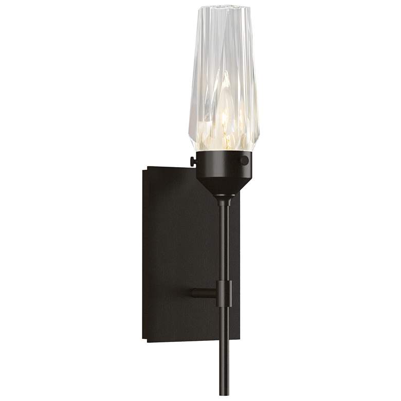 Image 1 Luma 14.8" High Crystal Accented Oil Rubbed Bronze Sconce