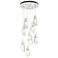 Luma 20.5" 9-Light Round Sterling & Crystal Long Pendant